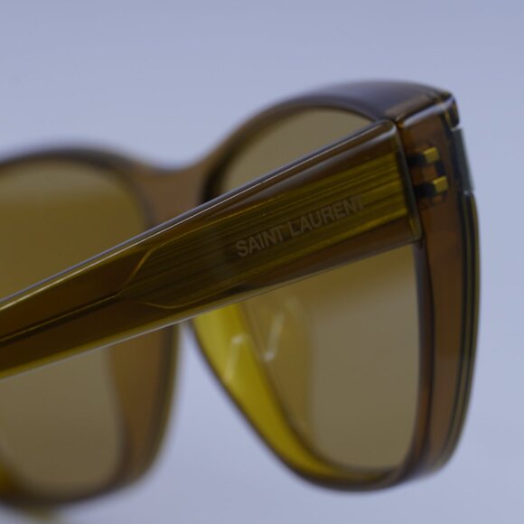 Saint Laurent SL 758 004 Sunglasses Ochra Cat Eye Frame, Nicotine Lenses main image 10